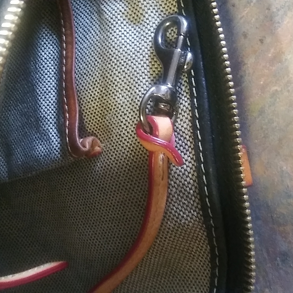 Dooney & Burke Dillen pebbled leather satchel - Picture 13 of 13